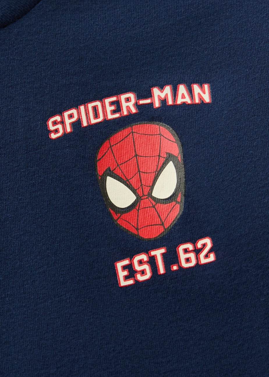Spiderman Boys Navy Long Sleeve Top (1-7yrs)