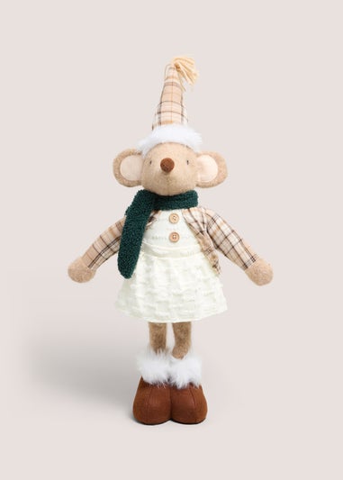 Cream Fairisle Skirt Mouse