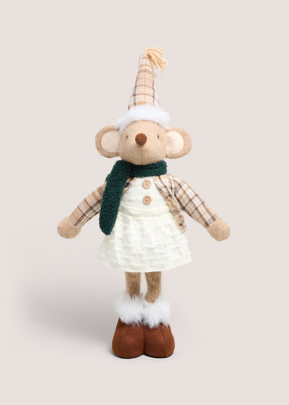 Cream Fairisle Skirt Mouse