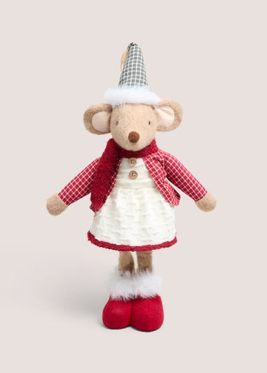 Red Fairisle Skirt Mouse