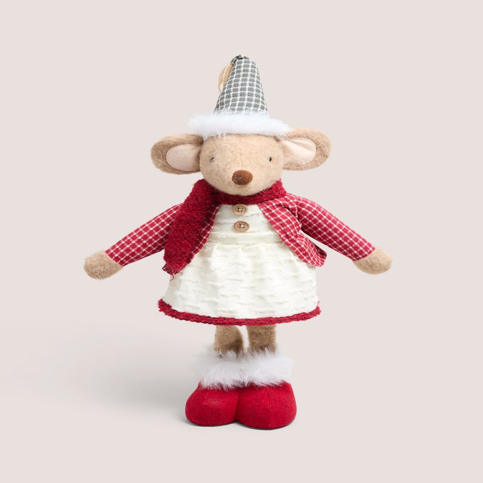 Red Fairisle Skirt Mouse