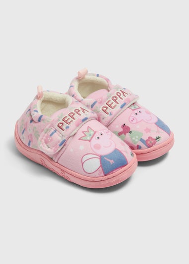 Peppa Pig Pink Cupsole Slippers (Younger 4-12)