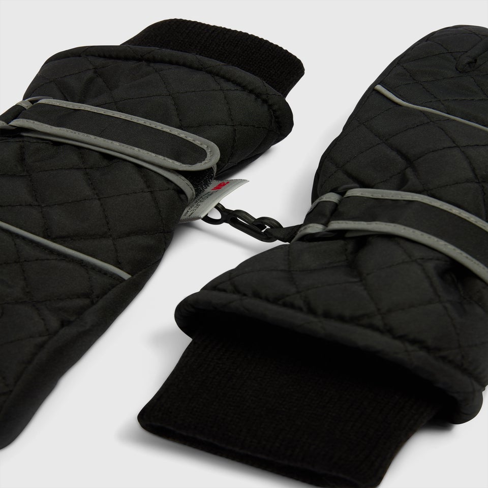 Kids Black Ski Gloves (3-13yrs)