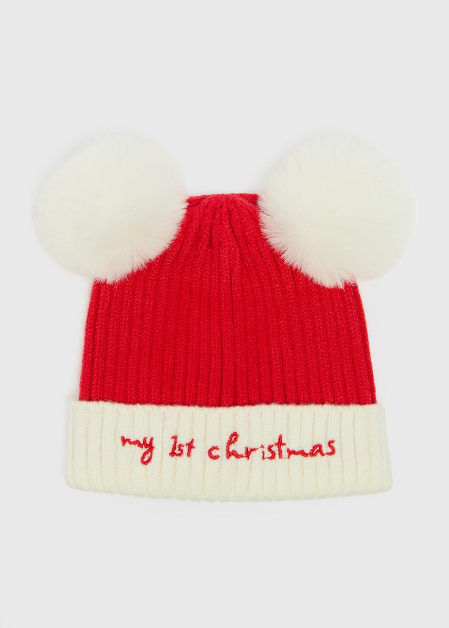 Baby Red My First Christmas Beanie (Newborn-12mths)