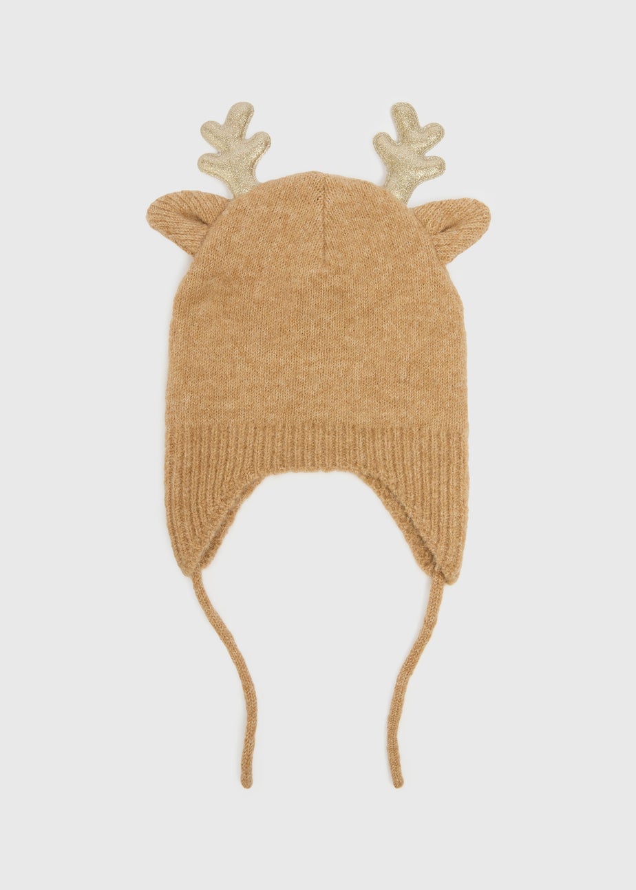 Baby Brown Reindeer Hat (Newborn-24mths)