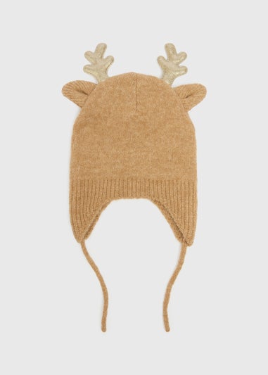Baby Brown Reindeer Hat (Newborn-24mths)