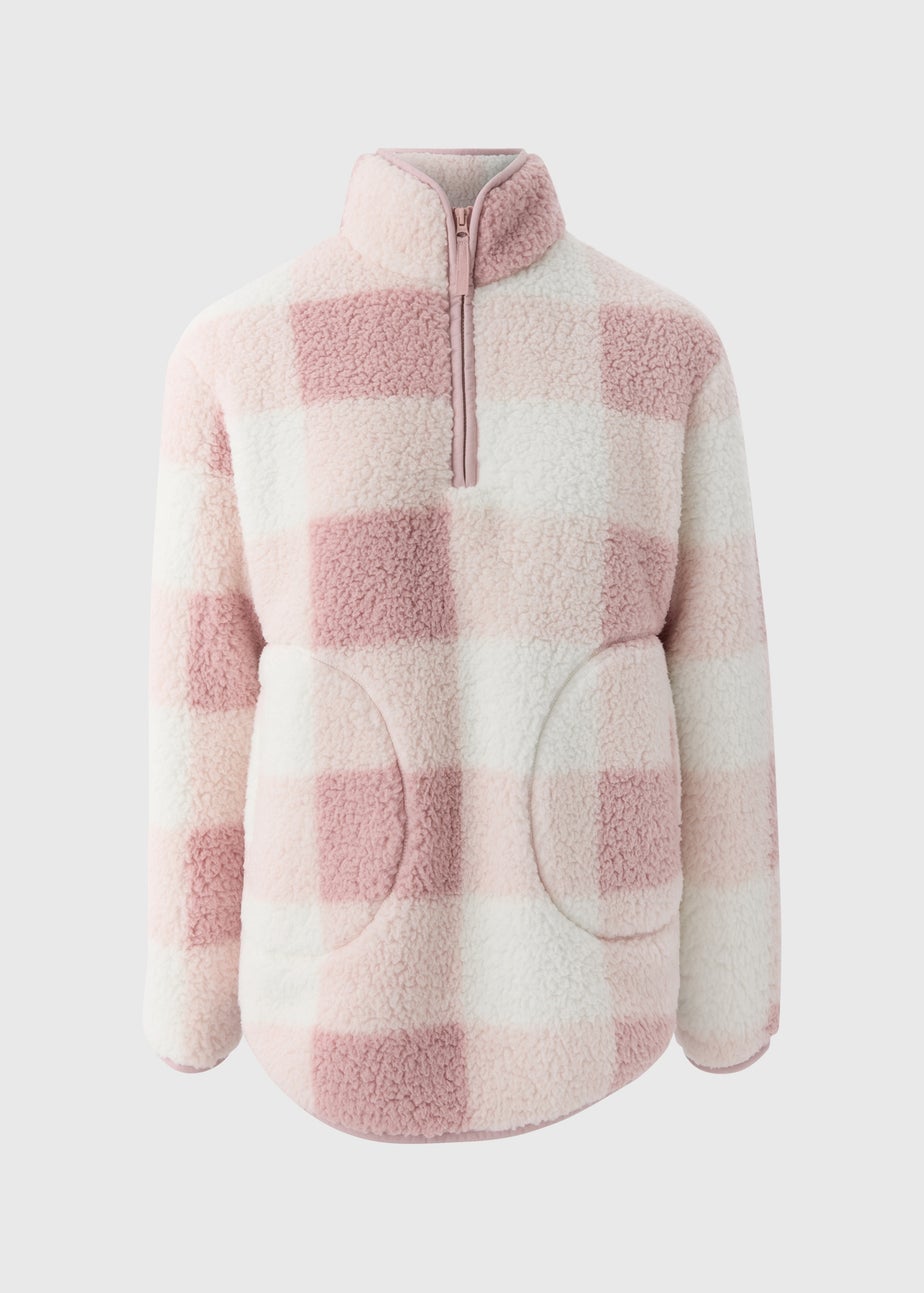 Pink Check Snuggle Top