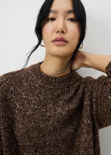 Brown Sequin Jumper