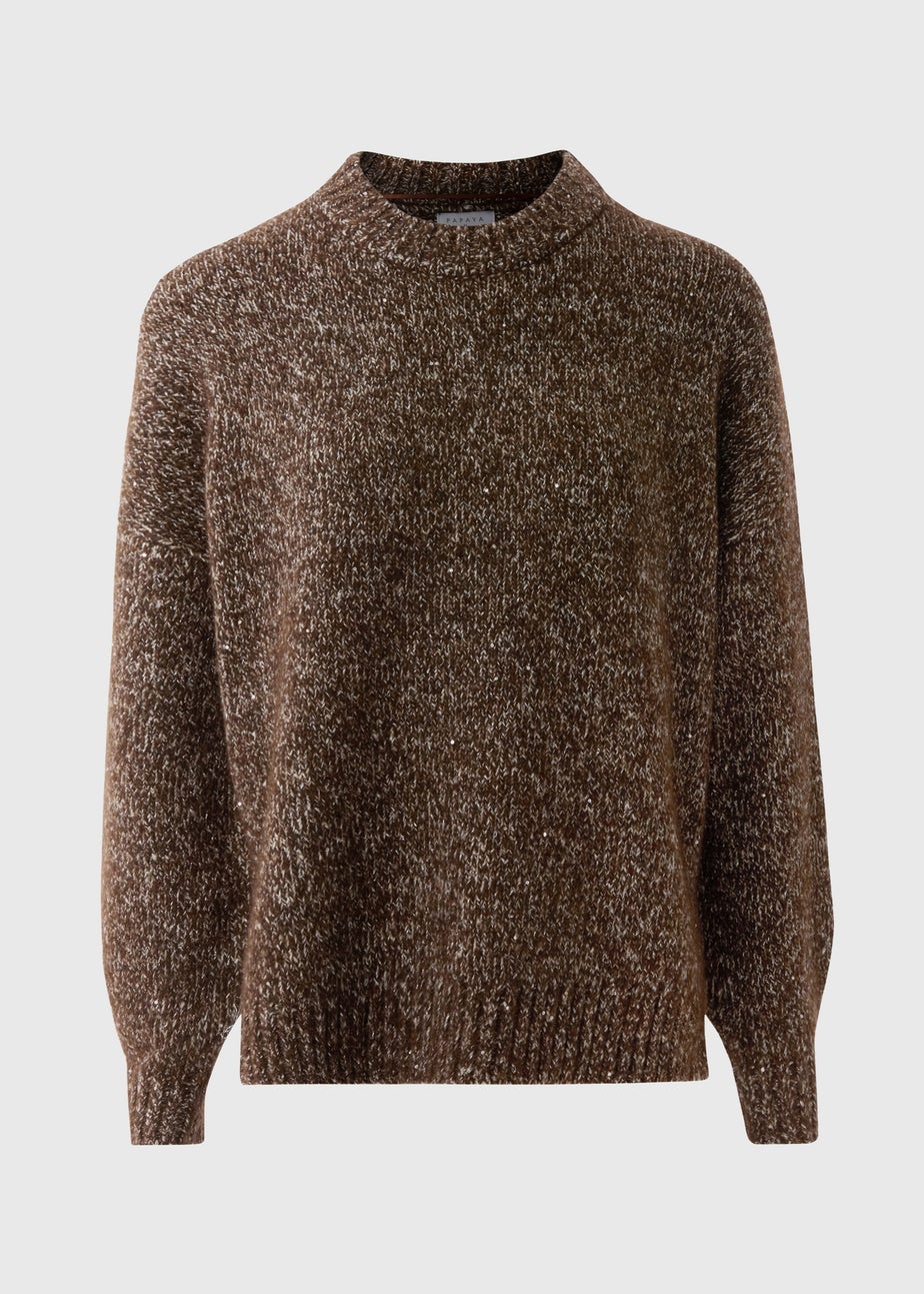 Brown Sequin Jumper