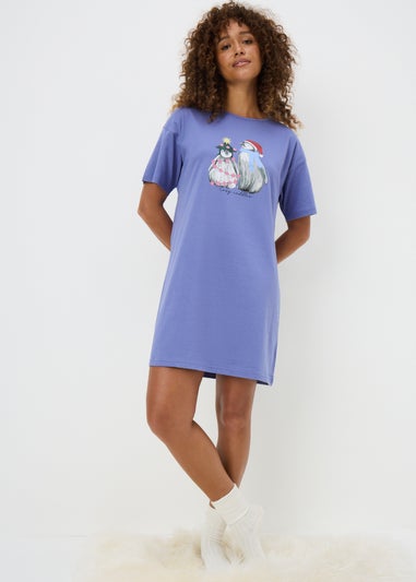 Blue Penguin T-Shirt Nightie