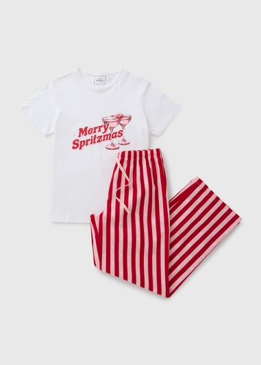 Red Merry Spritzmas Pyjama Set