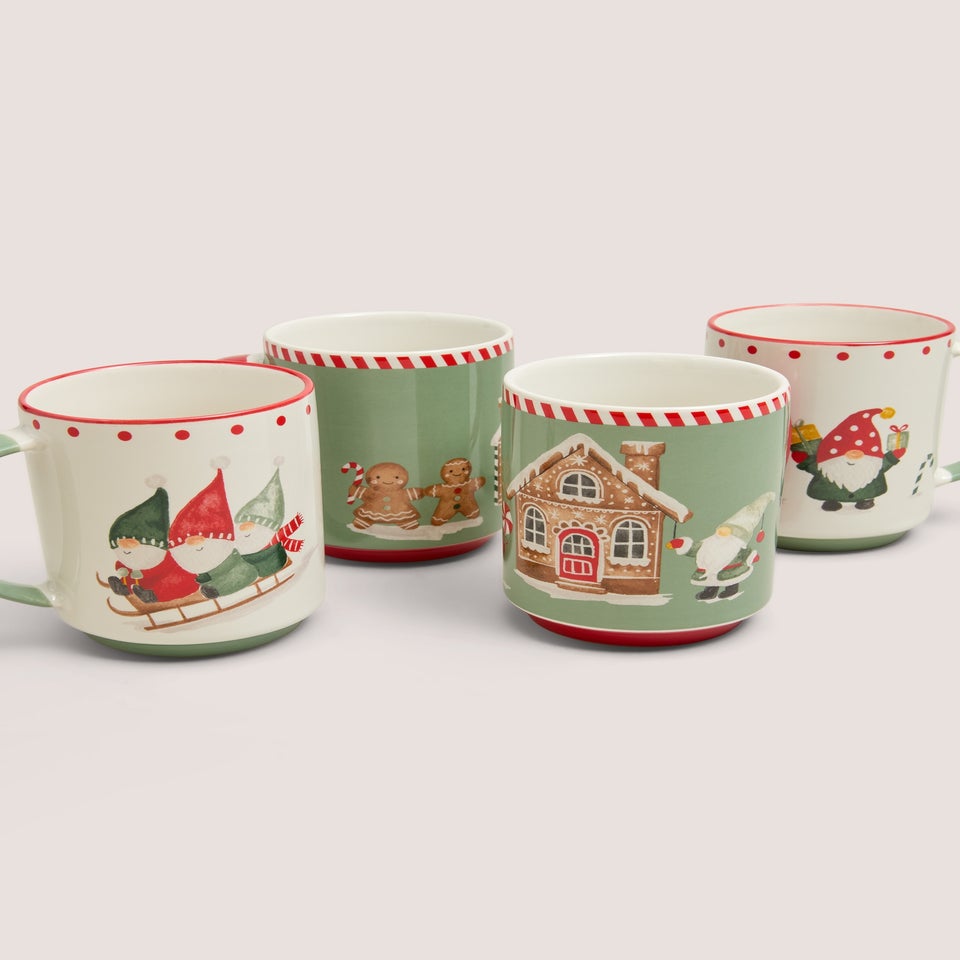Christmas Stackable Mugs