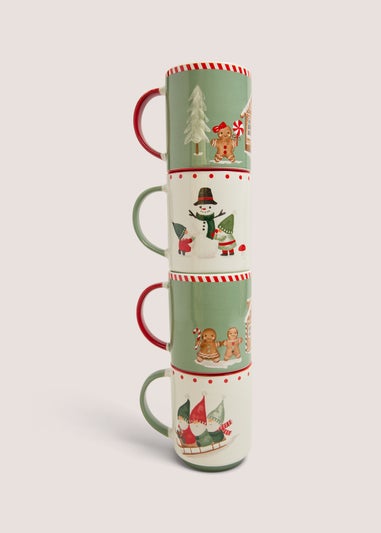 Christmas Stackable Mugs