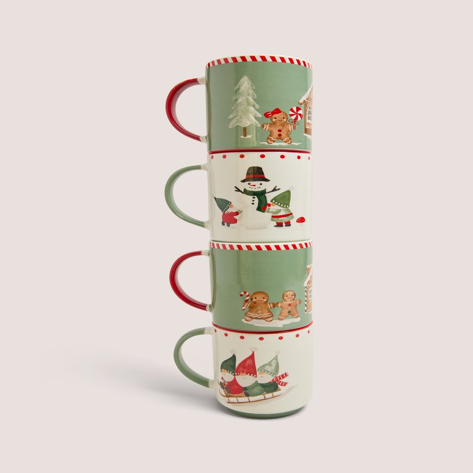 Christmas Stackable Mugs