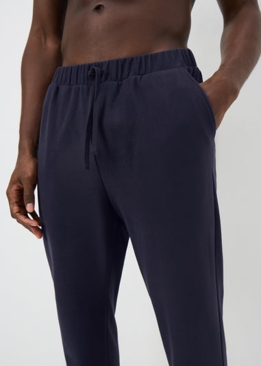 Navy Microfleece Joggers