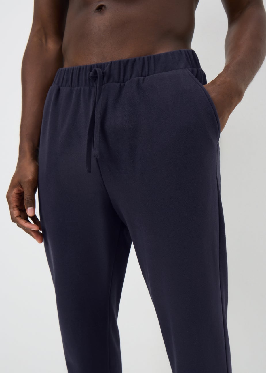 Navy Microfleece Joggers