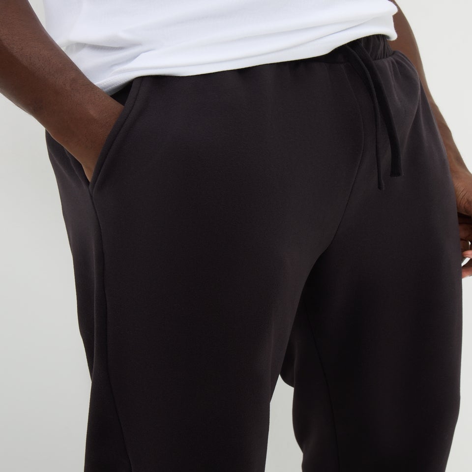 Black Mircofleece Joggers