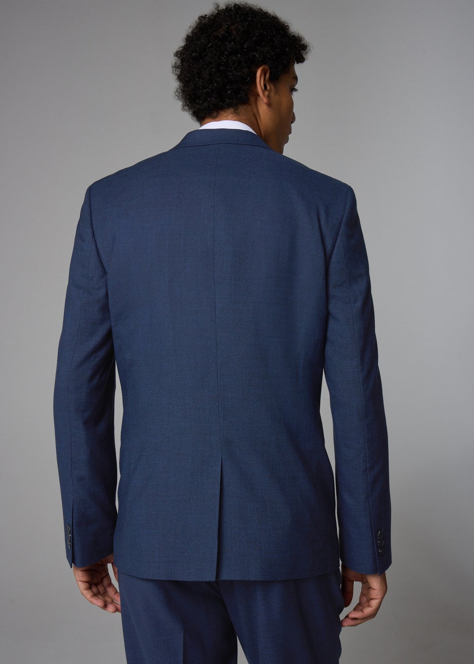 Taylor & Wright Willowby Blue Black Slim Suit Jacket