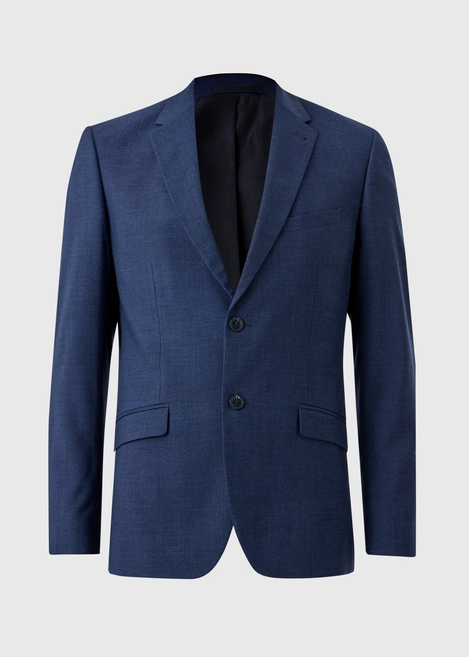 Taylor & Wright Willowby Blue Black Slim Suit Jacket
