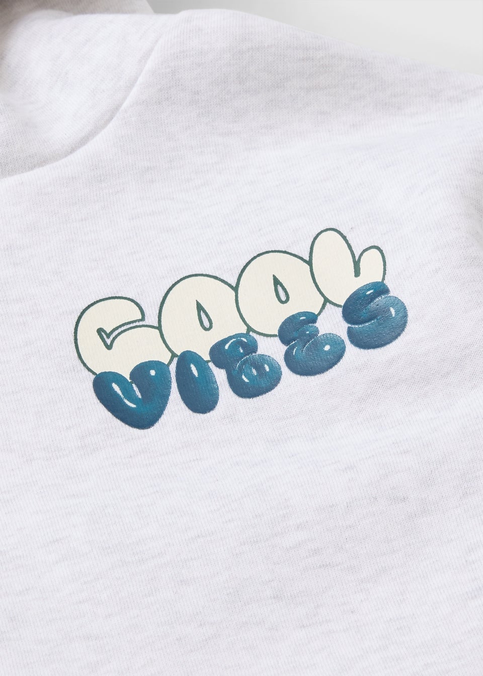 Boys Grey Cool Vibes Hoodie & Jogging Bottom Set (1-7yrs)