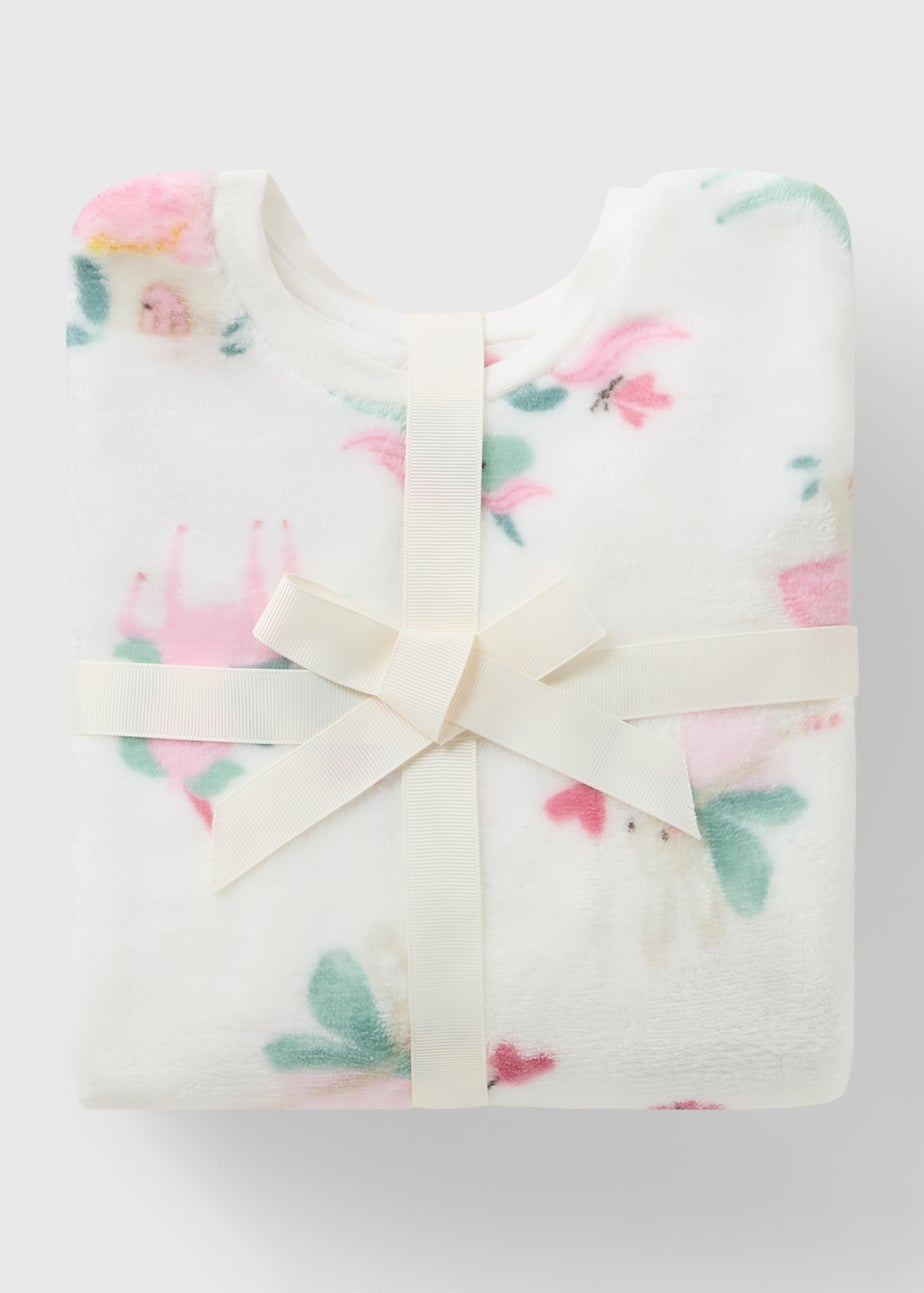 Girls White Mouse Fairy Pyjama Set (1-7yrs)