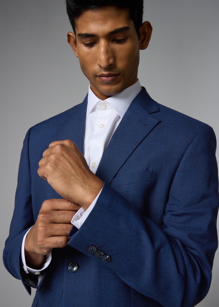 Taylor & Wright Blue Regular Fit Suit Jacket