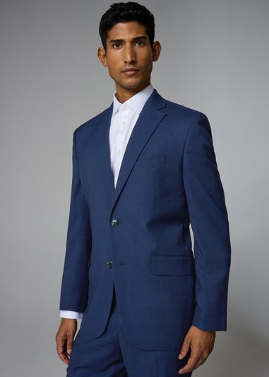 Taylor & Wright Blue Regular Fit Suit Jacket