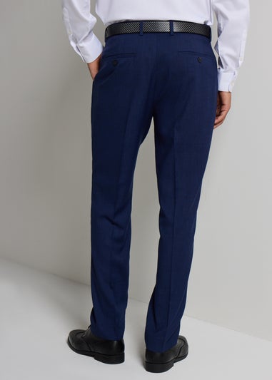 Taylor & Wright Blue Black Slim Trousers
