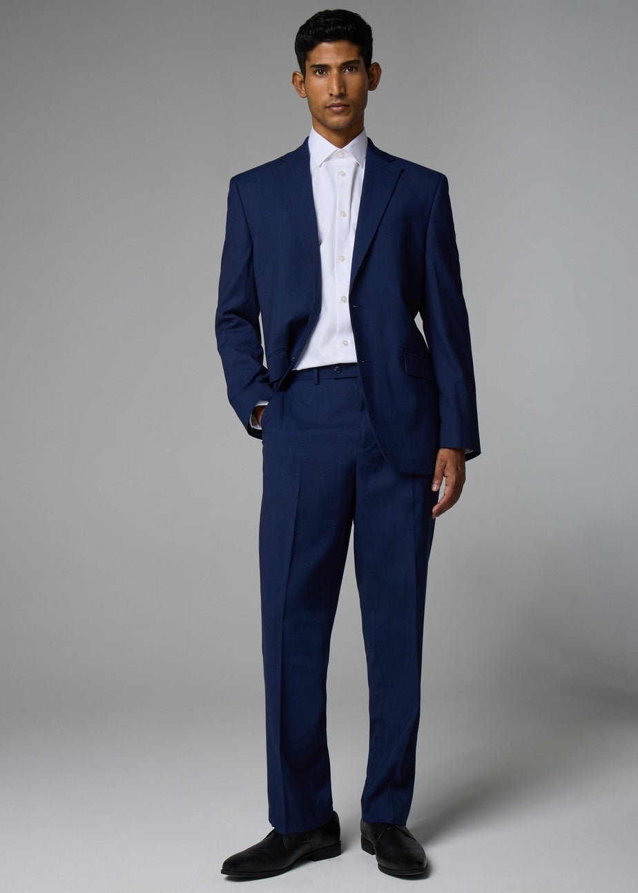 Taylor & Wright Blue Regular Fit Trousers
