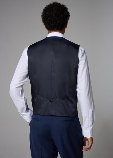 Taylor & Wright Willowby Blue Black Suit Waistcoat