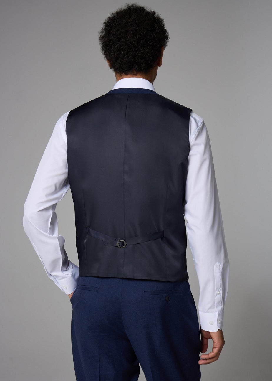Taylor & Wright Willowby Blue Black Suit Waistcoat