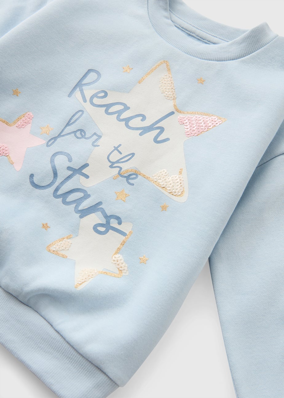 Girls Blue Celestial Set (1-7 Years)