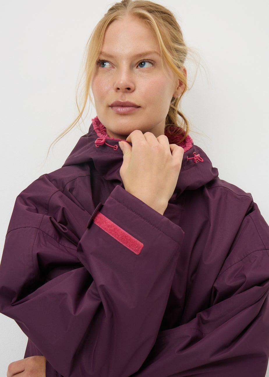 Souluxe Burgundy Changing Robe Coat