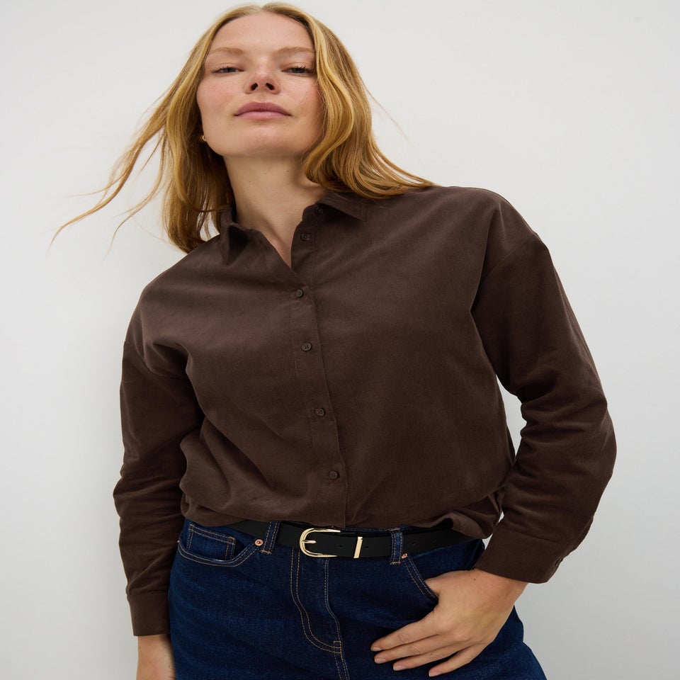 Brown Cord Shirt