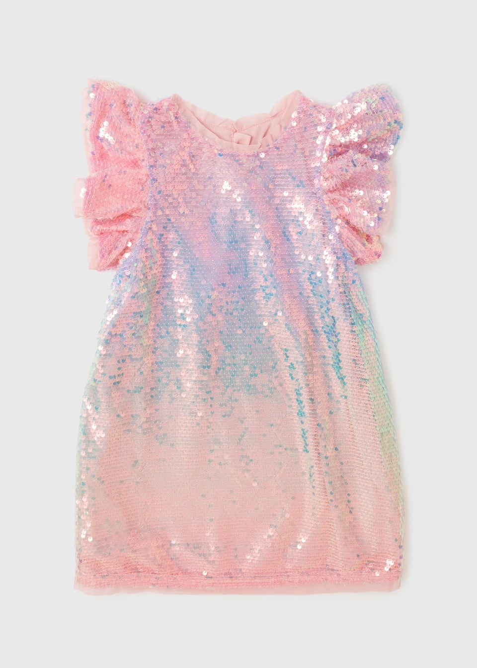 Girls Pink Sequin Dress (1-7yrs)