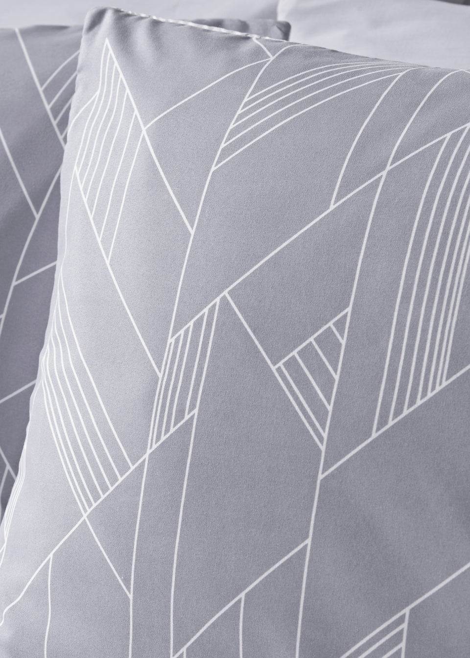 Grey Chevron Duvet Set