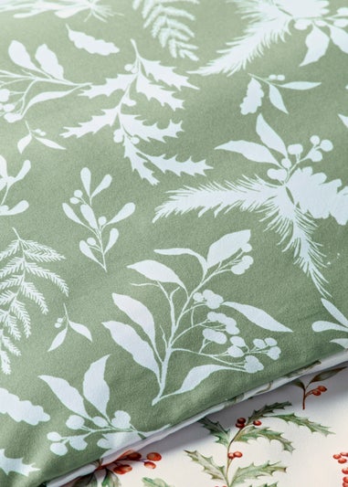 Cream Winter Foliage Duvet Set