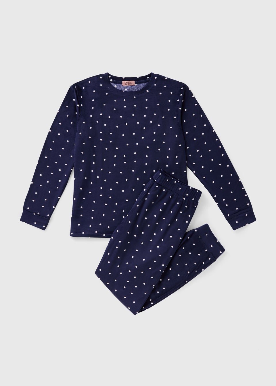 Navy Spot Pyjama Set