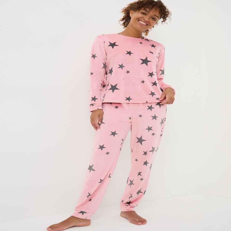 Pink Star Pyjama Set