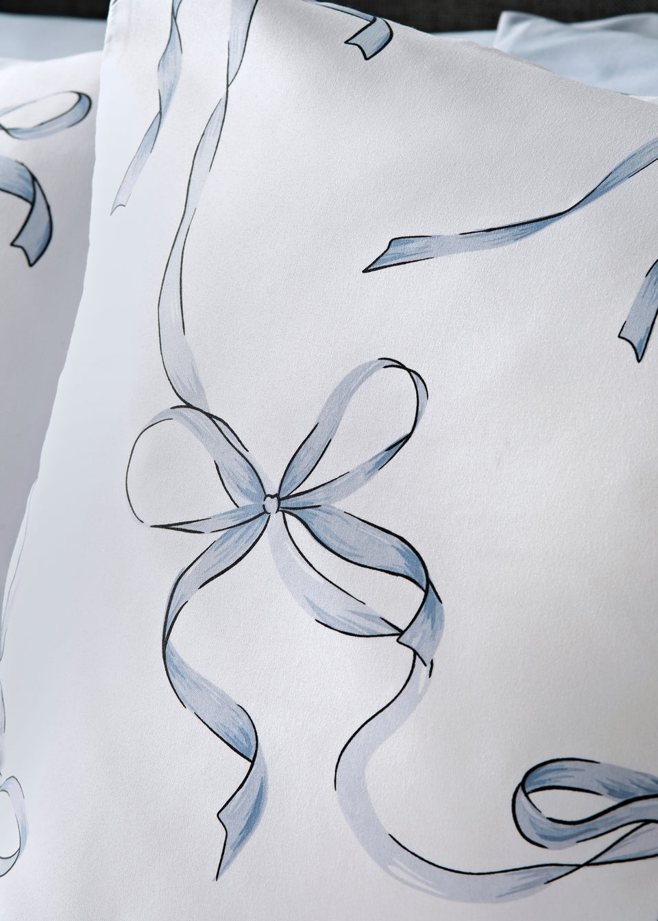 Blue Bow Duvet Set