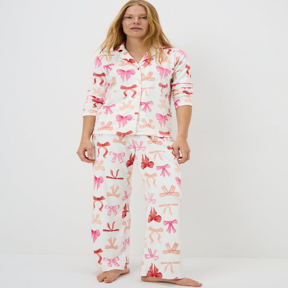 Cream Traditional Pyjama Set