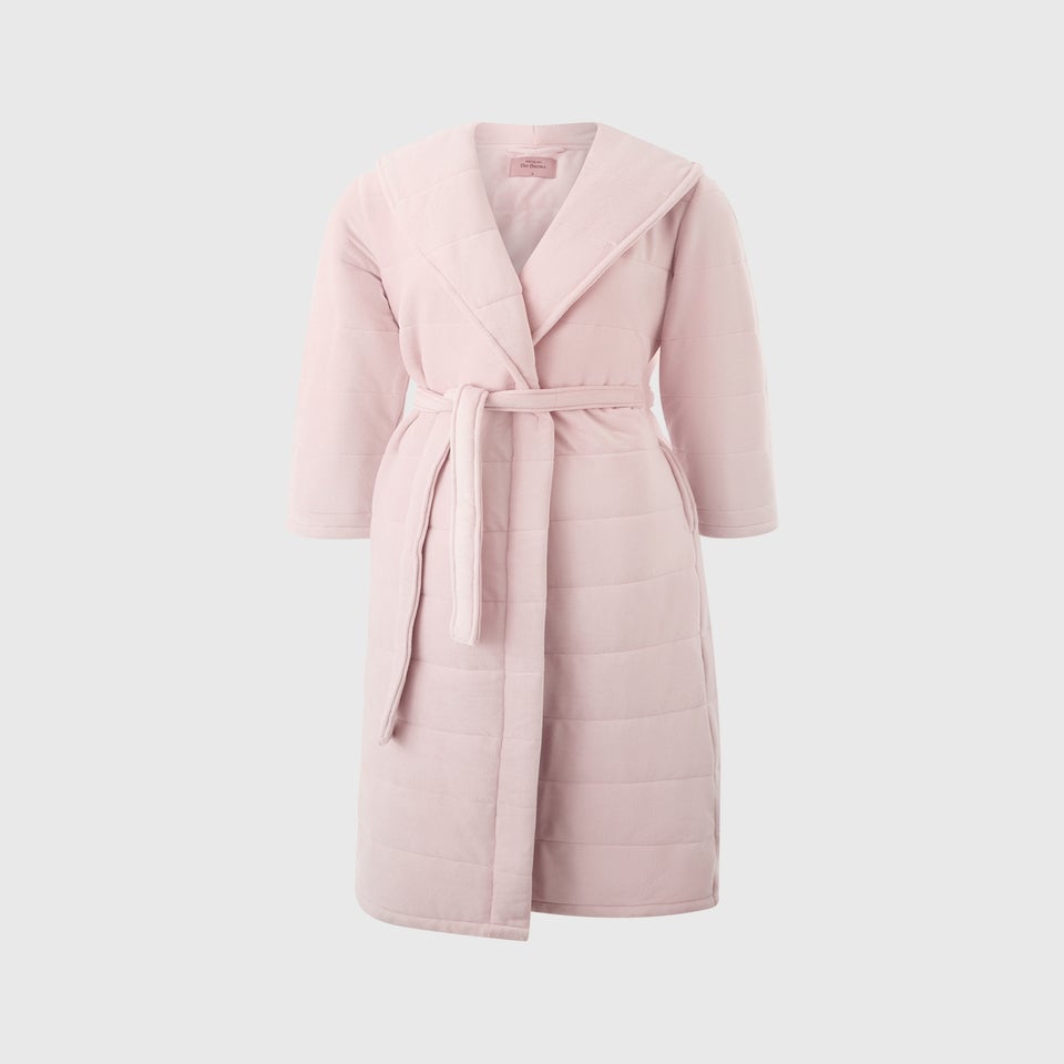 Pink Quilted Robe