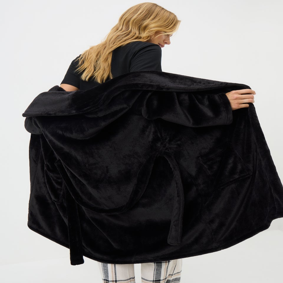 Black Dressing Gown