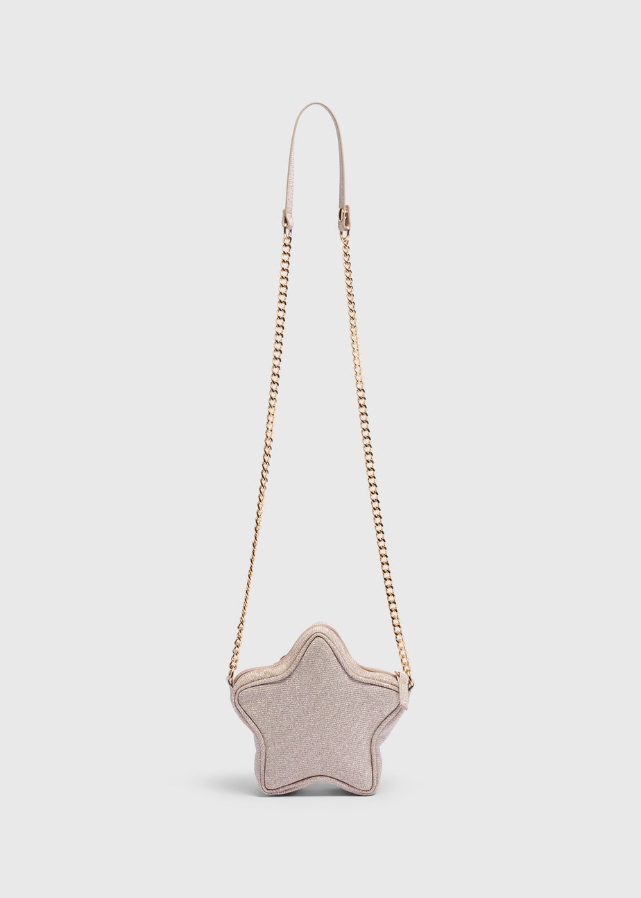 Girls Gold Star Cross Body Bag