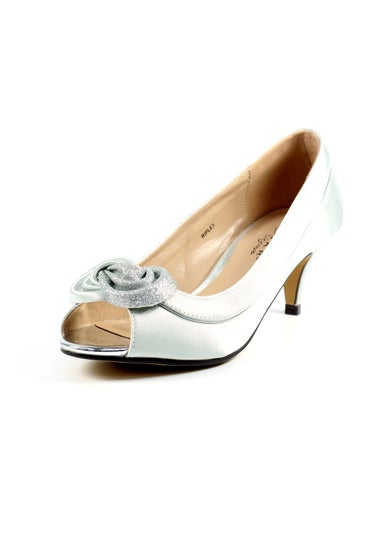 Lunar Silver Ripley Satin Courts
