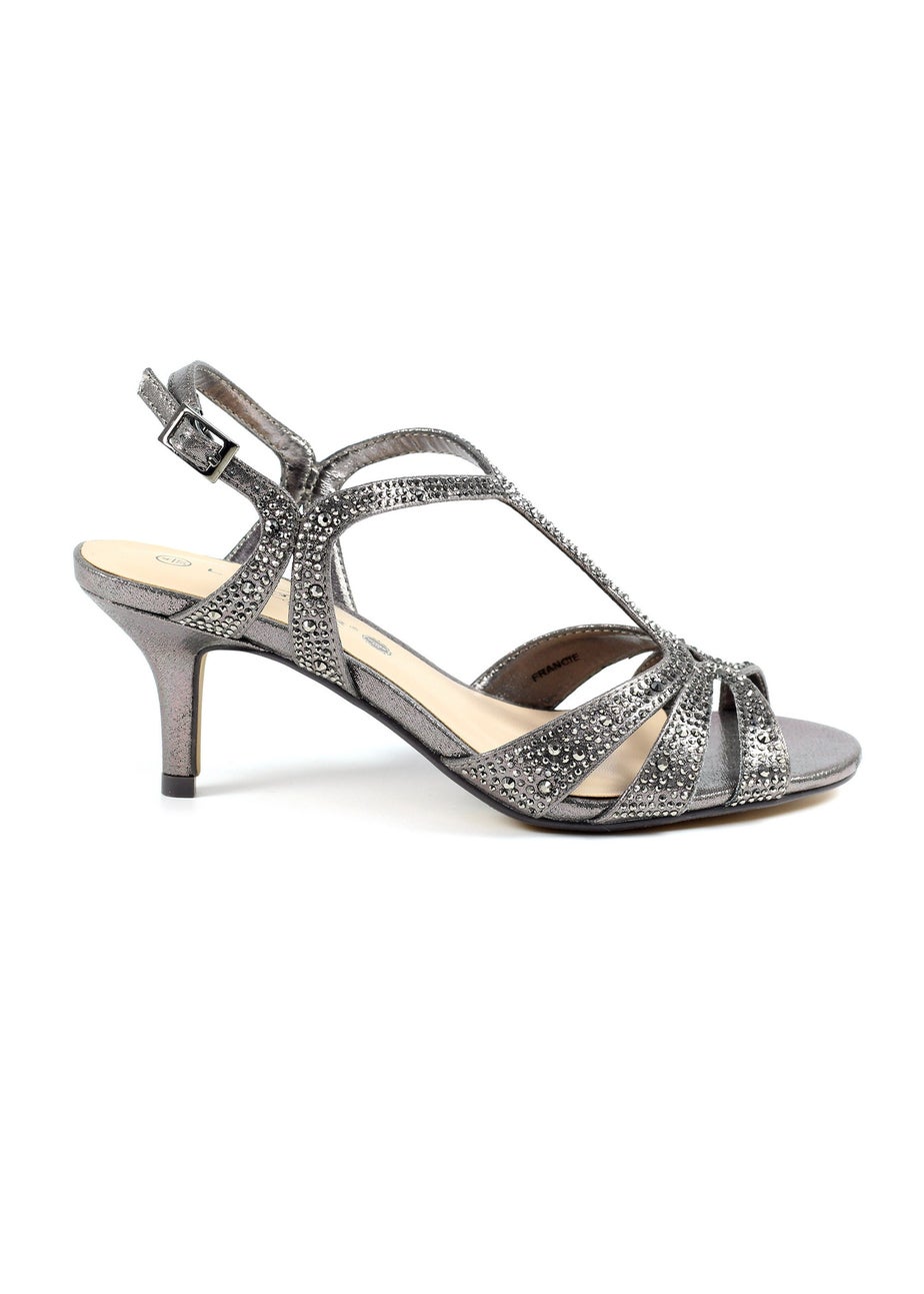 Lunar Pewter Francie Wide Fit Shoe