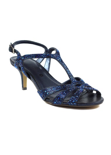 Lunar Navy Francie Wide Fit Shoe