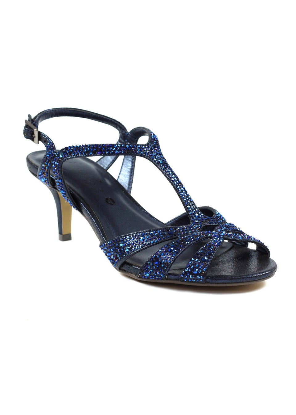 Lunar Navy Francie Wide Fit Shoe