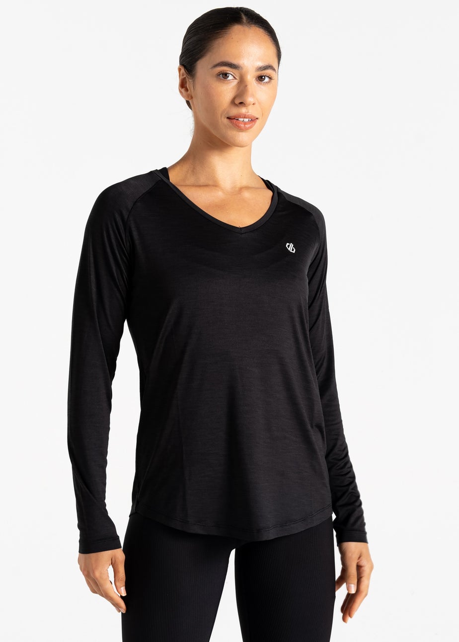 Dare2b Black Discern Sweat Wicking Tee