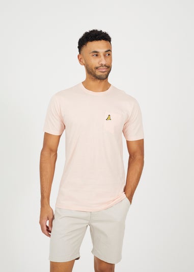 Brave Soul Light Blue 3 Pack Crew Neck T Shirts